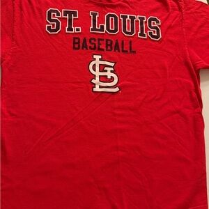 Genuine Merchandise St. Louis Baseball Red Tee Ladies Size XL